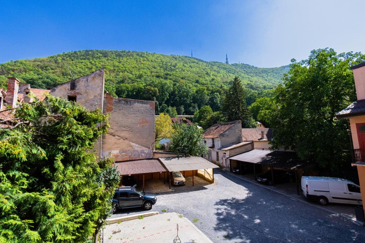 Black Gate - Quiet Studio In The Heart Of Old Town With Free Private Secured Parking Brasov Bagian luar foto
